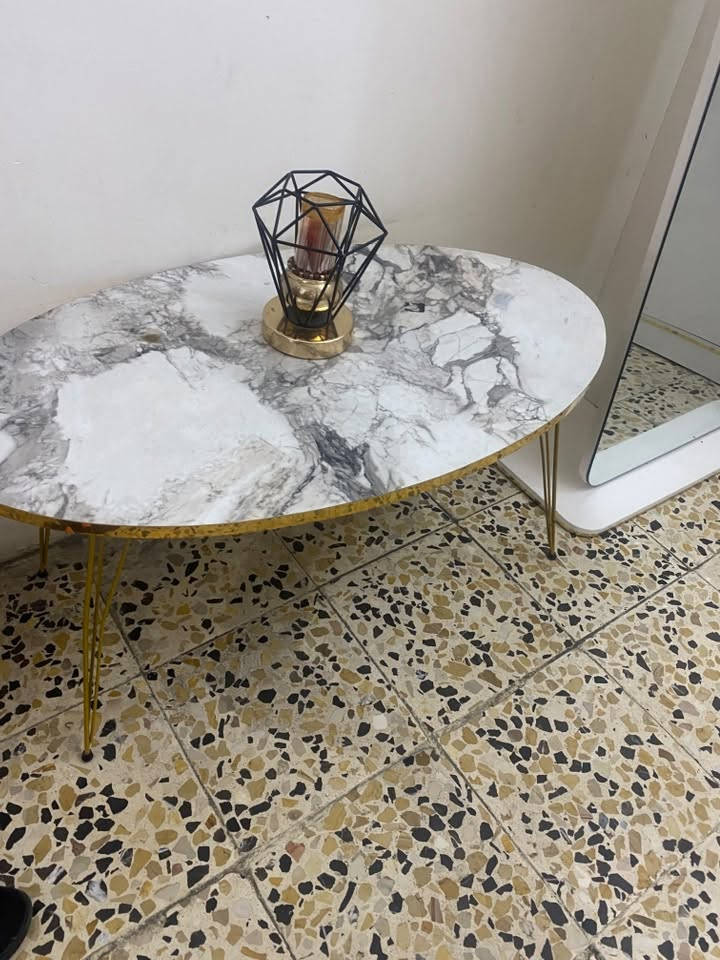 طقم 7 مقاعد • بدون كسر • طاولات وسطية وصغيرة