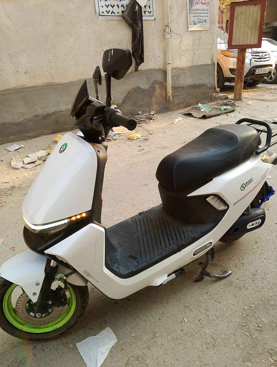 السلام عليكم
دراجه شحن للبيع 

السعر 600 وبيها مجال

بطاريات ع فحص

العنوان بغداد الدورة 
للتواصل ع رقم *********** بي واتساب

