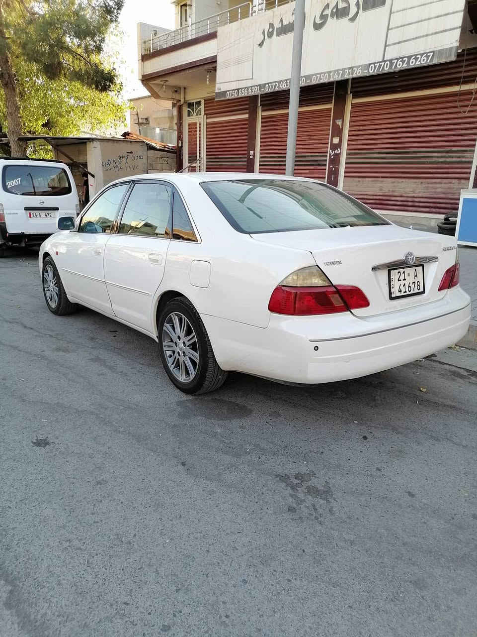 Toyota avalon 2000 شتی لۆک دوو پارچە و پەڵەیەکی بچووک گێڕوو مەکینە بەشەرت سەنەوی بەسەر چووە چەن مانگێک ئەبێ بە ناوکردن بەشەرت سەیارەکە ماڵی دۆستە تابڵێ بە کێشوو نەرمە لە ڕۆیشتن بۆ سعریش پەیوەنی بە خاوەنەکەی بکەن:: *********** رانية, السليمانية
