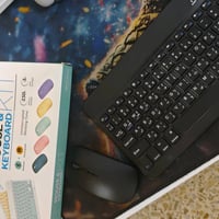 ماوس وكيبورد يربط على جميع الاجهزة والايبادات متوفر بي الوان السعر 10 ...