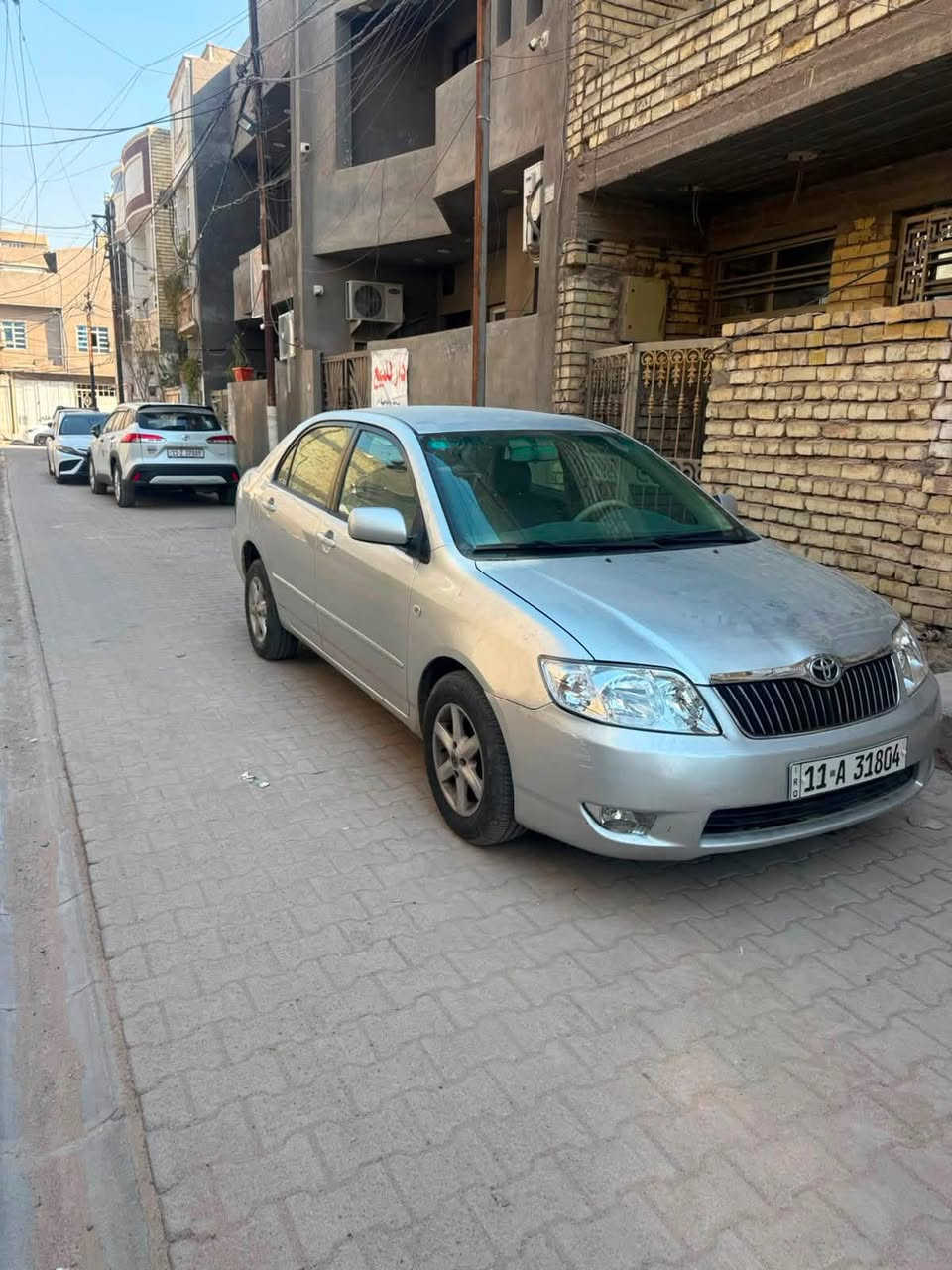 للبيع كورلا بيكاجو 2007 خليجي
مصبوغة عام اثر جراد 
السيارة جاهزة بدون اي نقص
رقم بغداد باسمي هزة جديدة
السعر 80 ورقة وبيها مجال
مكاني بغداد حي الجامعة 
للاستفسار ***********

