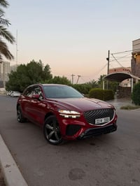للبيع جينيسس 2023 برستيج GV70 فول مواصفات احمر وداخل احمر اعلى فئة  بل...