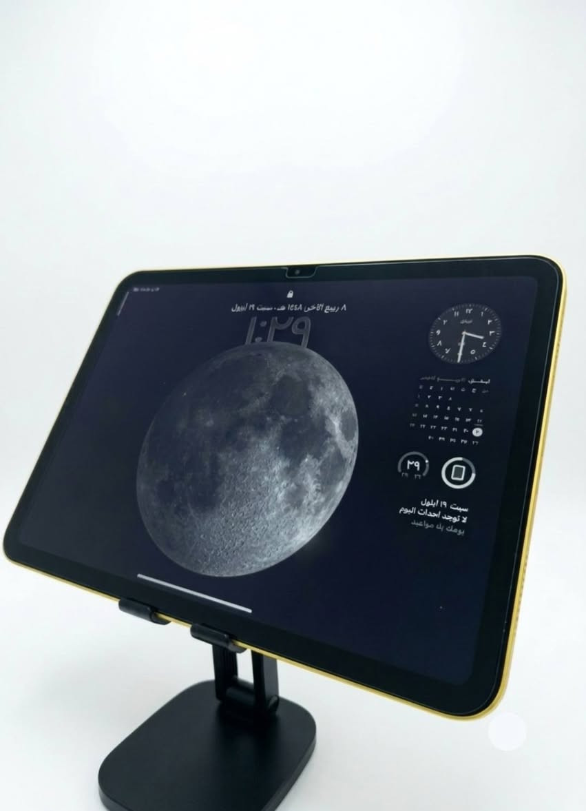 📢 للبيع آيباد الجيل العاشر (iPad 10)
🔹 السعة: 64 جيجابايت
الذاكرة العشوائية (RAM): 4GB
🔹 اللون: أصفر
🔹 إصدار Wi-Fi
🔹 شاشة Liquid Retina قياس 10.9 إنش
🔹 معالج A14 Bionic القوي والسريع
🔹 بصمة Touch ID
🔹 منفذ USB-C
🔹 كاميرا أمامية وخلفية 12 ميغابكسل
✅ أستخدم للدراسه وسلس في الألعاب
✅ أداء ممتاز 

💰 السعر: (400) وبي مجال 
مكاني مدينة الصدر
📩 للاستفسار والتواصل على الواتساب 
(***********) 
#للبيع #آيباد #iPad10 #Apple #أبل #العراق
