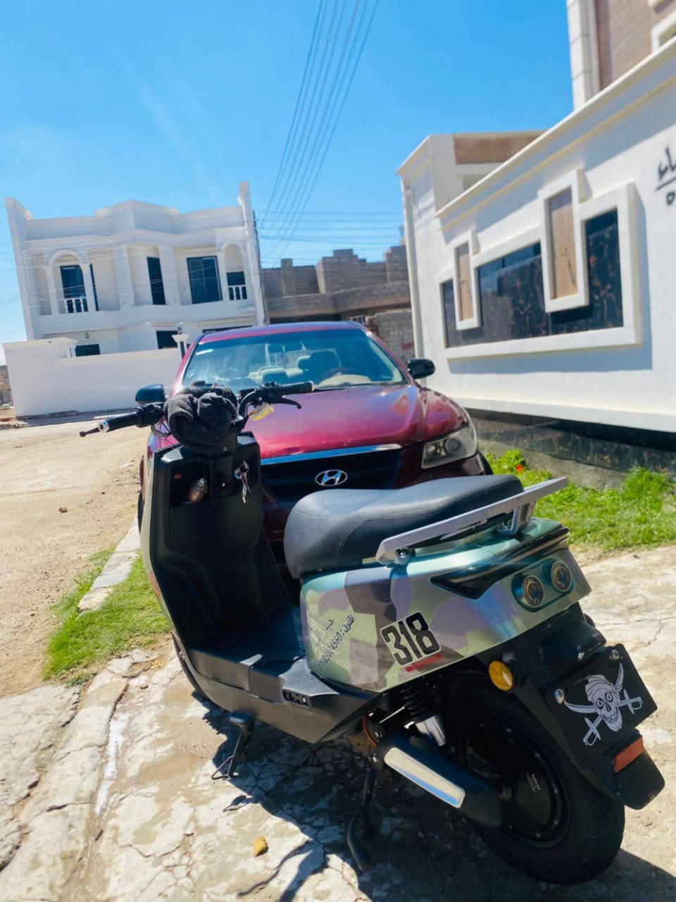 سلام عليكم دراجة 318
دراجة نظيفة ومرتبة
بطاريات صار 3 اشهر شادهن جدد ع فحص
سعر 550 بيها مجال
***********
