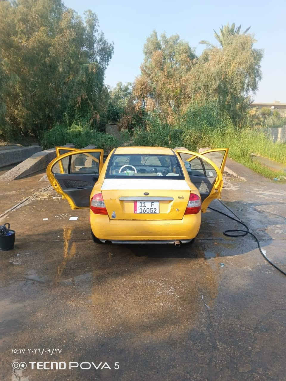 السلام عليكم طيبه للبيع سيارة جديدة نظيفه مصفره هيئه غرمات صدر جديد مكفوله كير مكينه شواصي تبريد ثلج تخم تاير جديد سيارة الرقم الجديد بغداد السعر 35 بيها مجال للاستفسار ***********

نص مكتوب في الصور:
- ١٥:١٧ ٢٠٢٦/٠٩/٢٧
- TECNO POVA 5
- ١٥:١٨ ٢٠٢٦/٠٩/٢٧
- ١٥:١٩ ٢٠٢٣/٠٩/٢٧
- OO TECNO POVA 5
- 16052 15:18 ٢٠٢٦/٠٩/٢٧