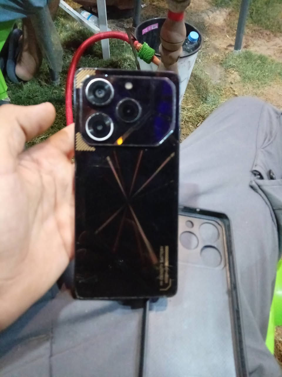 تكنو بوفو ٦برو فايف جي مستبدل شاشه بصمه متوقفه تفاصيل كلها كدامك للبيع سعره قفل ١٢٥ سعر بورد لتكلي شبي مجال جوه سعره ناشره شراي اتصل أو راسل *********** متواجد وأتساب

نص مكتوب في الصور:
- 8:36
- هاتفي ->
- FOR POVA
- HiOS
- 15.1.2
- استناداً إلى Android
- التحقق من التحديثات
- اسم الجهاز
- TECNO POVA 6 Pro 5G
- التخزين
- ٢١,٤٩ غ.ب / ٢٥٦ غ.ب
- الطراز
- TECNO LI9
- وحدة المعالجة المركزية
- Dimensity 6080
- RAM
- 12.00 GB+12.00 GB
- الكاميرا الخلفية
- 108M DUAL Camera
- الكاميرا الأمامية
- 32M
- البطارية
- 6000mAh