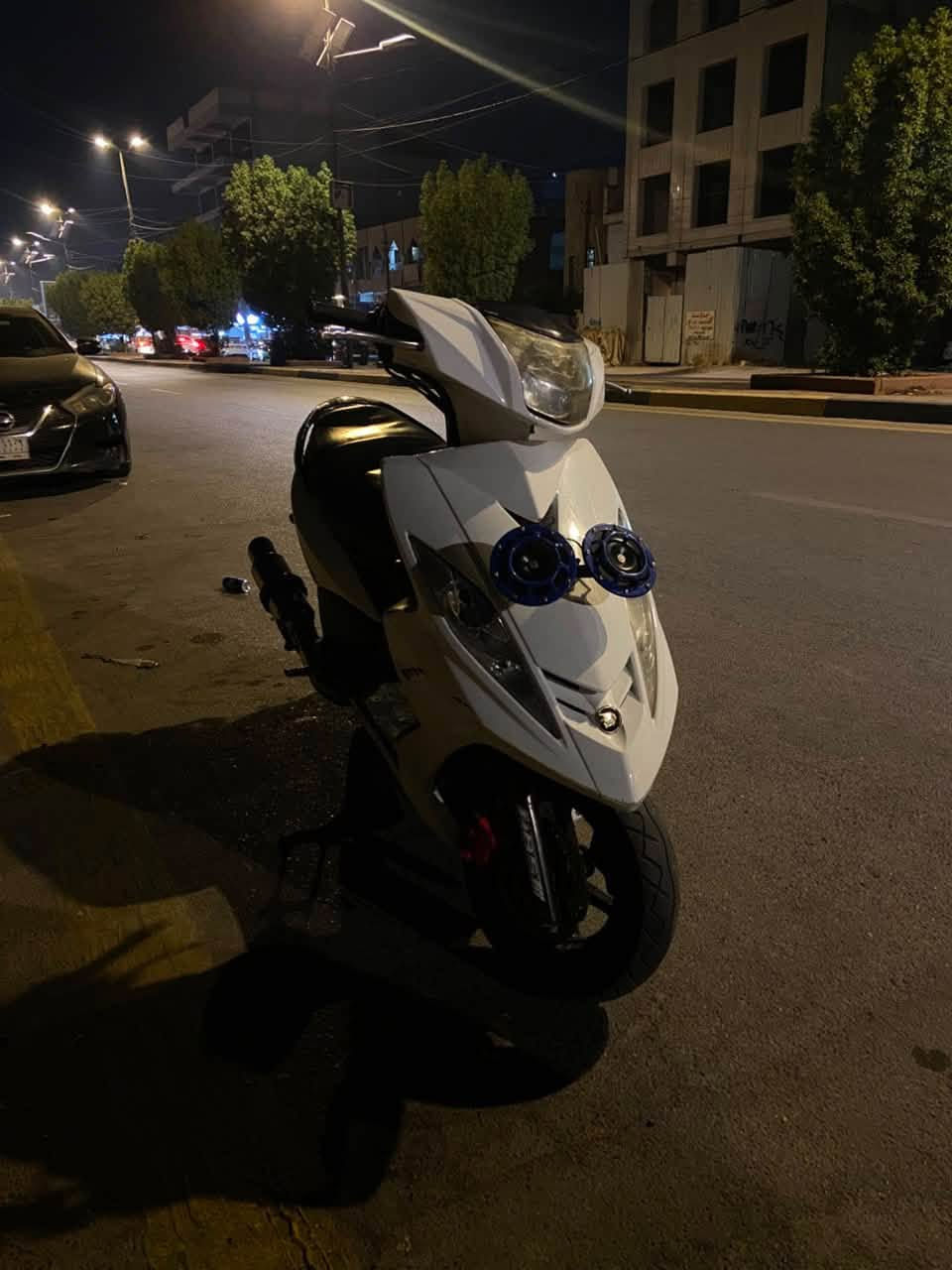 سلام عليكم جي تي ار دراجه شغاله فول مكينه لا تبخير لا تنقيص ضفيره مكفوله  بيهه صالصه رياضي هورن بوش ملكي كلجات دبليو اف لايت زنون عداد اوان شلعه ومعدل مكاني بغداد حريه رقم ***********موجود واتساب
