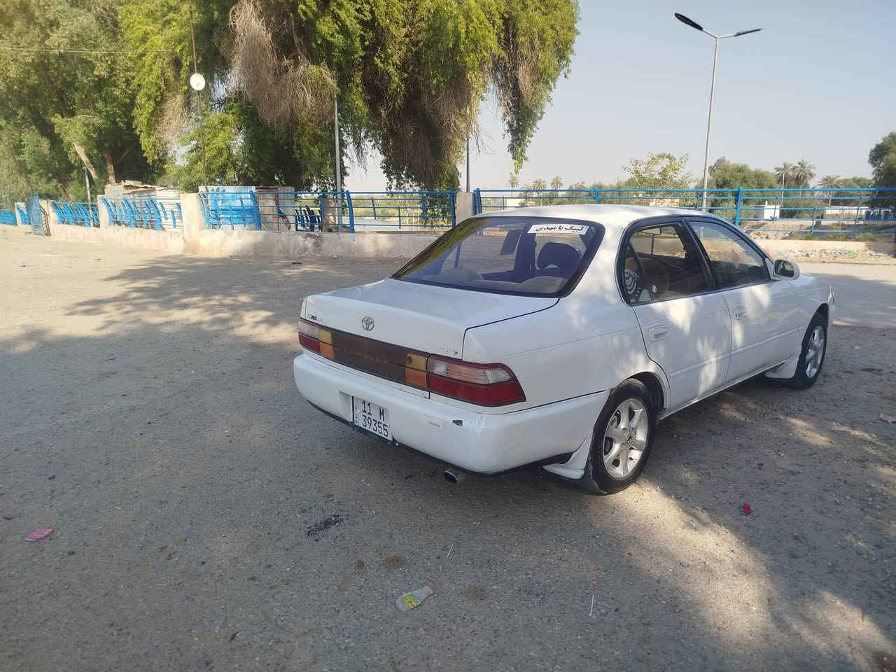 كورلا موديل 93 مكفولة من صبغ رقم بغداد بسمي مداور ثاني يوم مكينه مجفته 
السعر 60 بيه مجال قليل مكان سياره قضاء الشطره ***********
