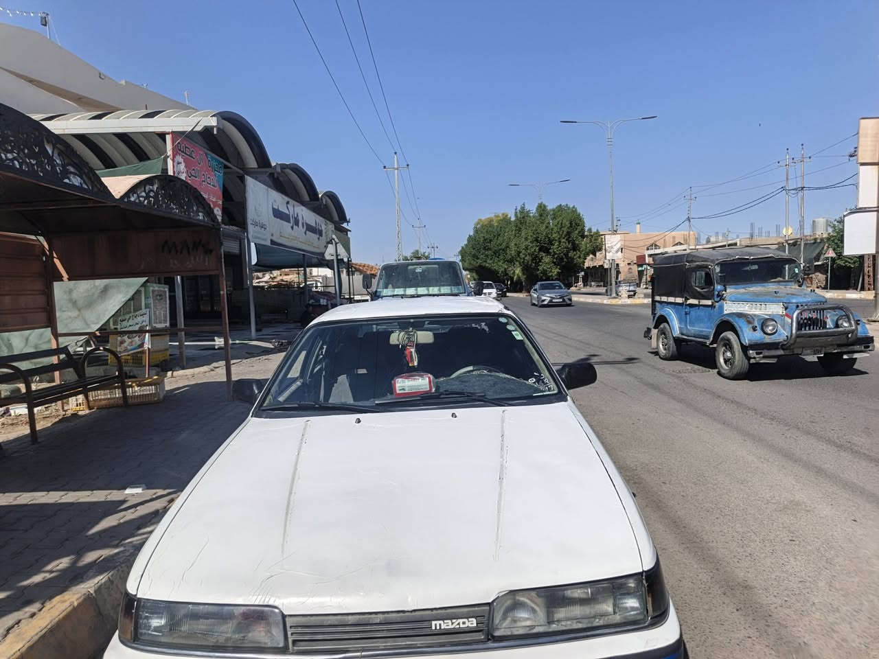 مازدا للبيع محرك كير كفاله تخم تاير جديد رقم سليمانية باسمي مكان ديالى جلولاء السعر ٣٥    ***********
