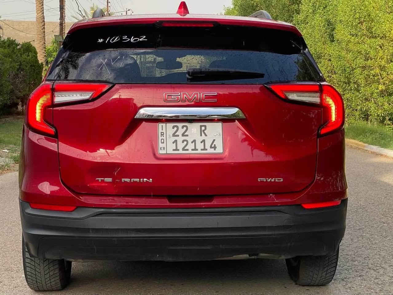 � للبيع GMC Terrain SLE 2023

🔴 اللون: أحمر
📅 الموديل: 2023
⭐ الفئة: SLE
🚗 سيارة مرتبة ونظيفة، استخدام شخصي، وحالتها ممتازة.

✅ فحص وتجهيز جاهز
✅ داخلية وخارجية بحالة جيدة
✅ السيارة تستحق المشاهدة والفحص

سنوية جديدة فحص هزة 
السونار موجود فقط قطعة واحدة البونيد 

💰 السعر: 180$ 
📍 الموقع: بغداد

📞 للاستفسار والتواصل: [***********]

للجادين فقط، السيارة متاحة للفحص
