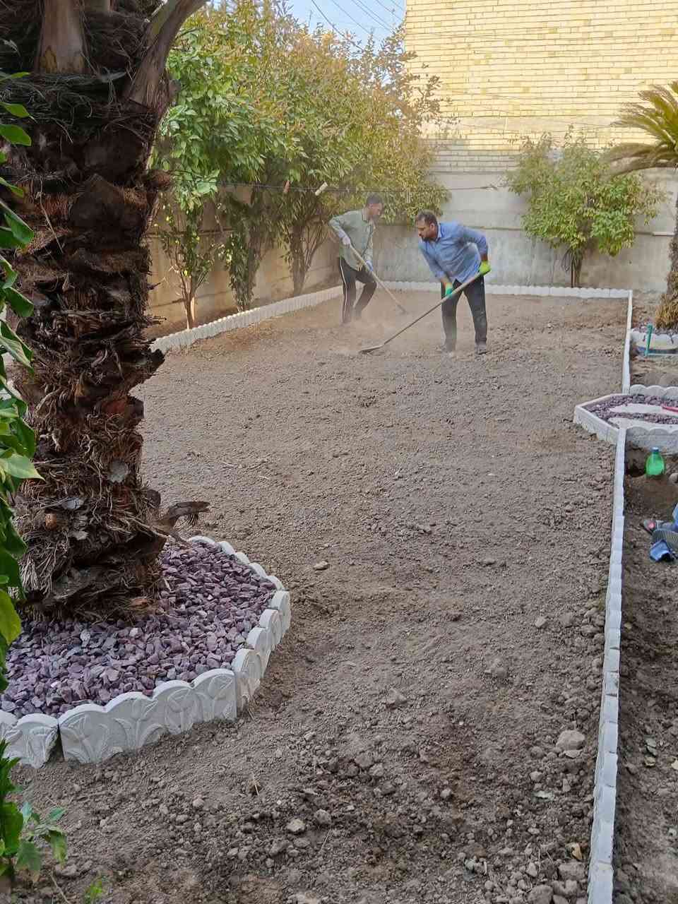 محمد الفلاح • قبل وبعد • تنسيق حدائق