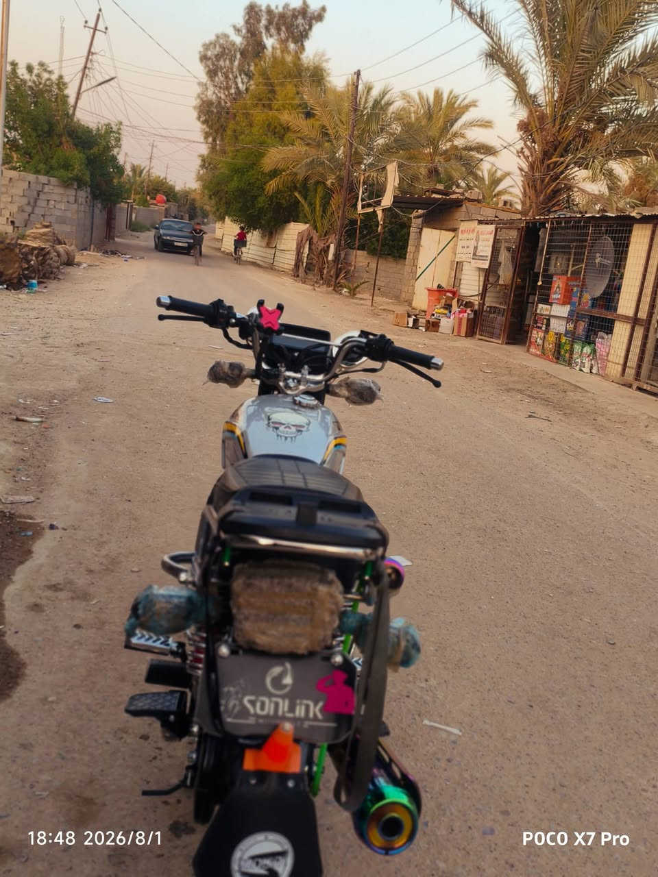 السلام عليكم. دراجه للبيع نوع سونك اوراق موديل 2026 250Cc ضاغطه وزنجيل باب اول دراجه جديده بجيسهة مكاني بغداد  اللطيفيه السعر ب 1050 وبيهة مجال رقمي ***********
