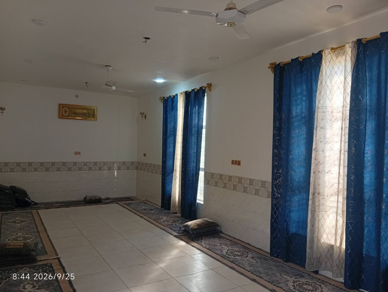 دار سكن للبيع ارض ارض زراعيه سند 25   بسمي المساحه 750 متر مساحت البيت 220 متر يحتوي على غرفتين نوم 5/4 صاله 10/4 مع استقبال 10/4 مع مدخل2/4 مطبخ 4/4 مع صحيات داخليات مع صحيات خارجيات البيت يبعد عن التبليط 30 متر ماء أسأله كهرباء للستفسار عله الرقم *********** يوجد واتساب

نص مكتوب في الصور:
- 8:46 2026/9/25
- 8:45 2026/9/25
- 8:44 2026/9/25