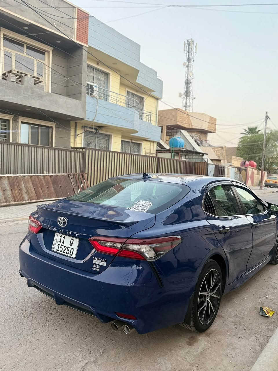 كامري موديل 2023 رقم بغداد باسمي ماشيه 90 الف سياره حادثهه فقط بنيد مصبوغ والباقي كفاله عامه 
مواصفات ، بصمه تشغيل ، بصمه أبواب ، كامره خلفيه ، حساس خلفي ، ويل كروم ، تخم تاير ، دواخل جلد ، كشنات كهرباء ، فول مواصفات عدا الفتحه 
مكاني بغداد 
***********
