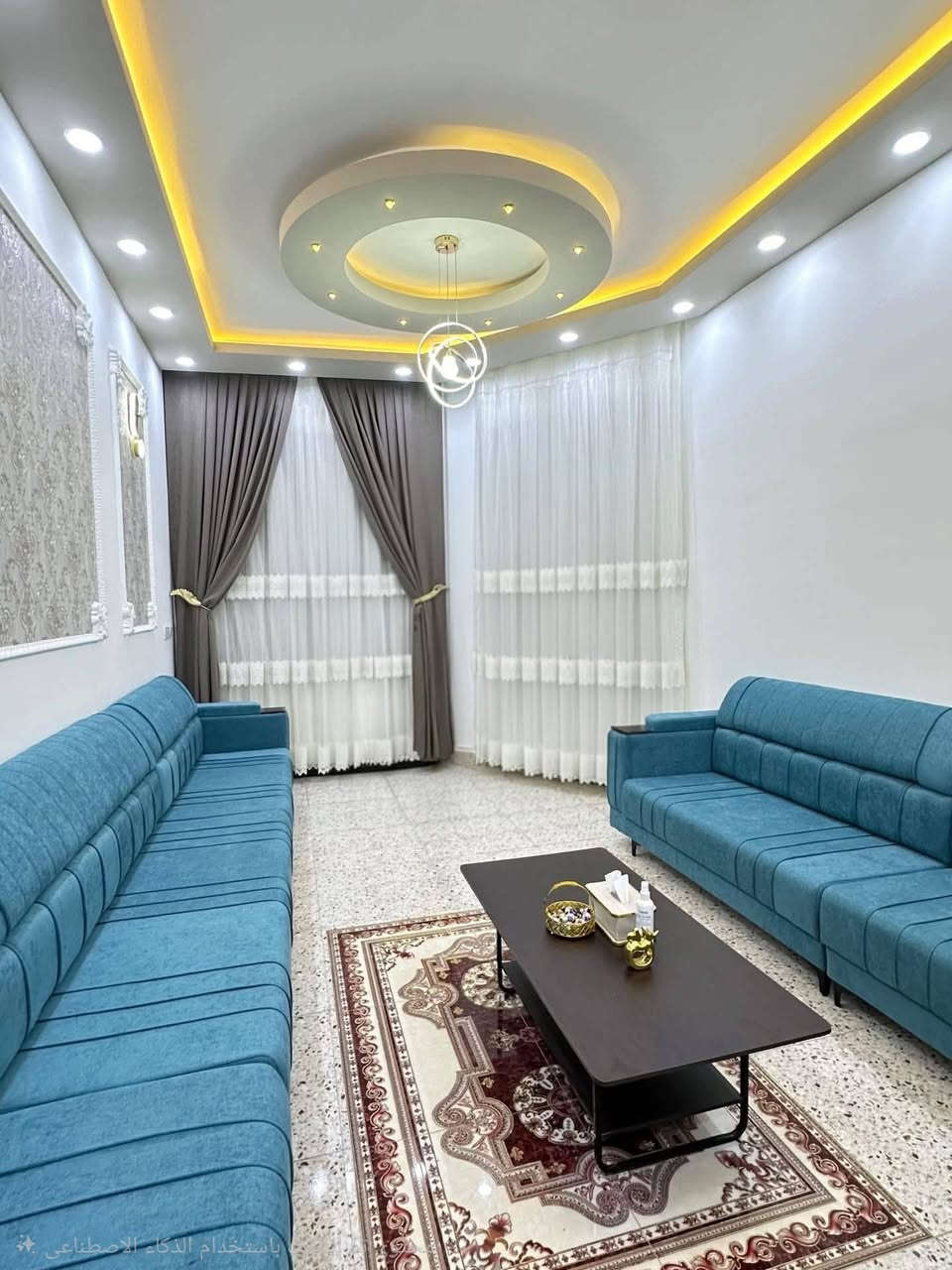 السلام عليكم مشتمل للبيع سامراء حي الخضراء 150 متر 4 غرف نوم فول مواصفات الطابق الأول كلة سحوبات والطابق الثاني سقف ثانوي شغل درجة اولى 
علق ب تم وسيصلك السعر فورا 
للاستفسار الاتصال على *********** او زورونا على مكتب المميز مدخل دوانم المعمل شارع المكاتب اول عمارة مجاور البنجرجي

نص مكتوب في الصور:
- تم انشاؤه باستخدام الذكاء الاصطناعي
- باستخدام الذكاء الاصطناعي