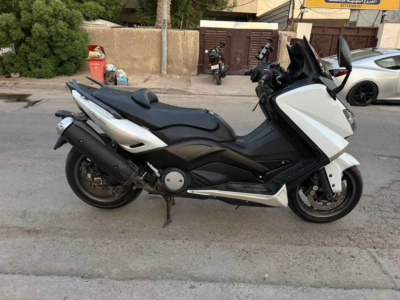 T MAX
وارد يابان كيج احمر بيه
فول ومكفوله دراجه نكره سلف كل وقت صافيه وما ممدود عليه. سبانه  بس مسويله ادامه عامه من قايش وتنضيف ودهن قبل ٣ايام بدلت دهنه تجي تكلب وتقتنع بيع او مراوس بدراجه كاوسكي 2004حسب نضافه ماريد نطايح يرحم والديكم مكاني بغداد تقاطع درويش ***********
