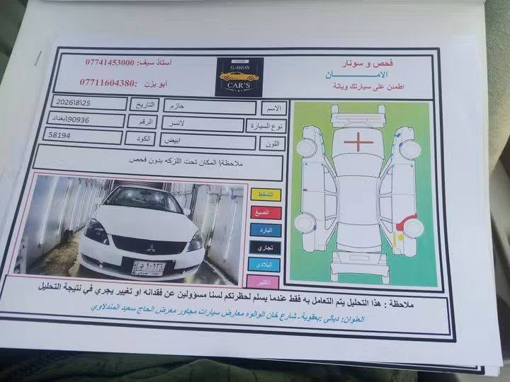 السلام عليكم الانسر 11 بيضه رقم بغداد بسمي شرط التحويل سونار موجود بل منشور  بدون داخل بدون ضربه سيارة جديدة مال جناي بيه بنيد فقط صبغ والهلال الخلفي شويه بدون داخل سيارة محرك وكير كفاله عامه تبريد ثلج صدر امامي خلفي جديد تخم تايرات جديد سنويه 28 شرط التحويل مكاني ديالى الخالص السعر 88 وبيه مجال الشراي يتصل ‏‪***********‬‏
