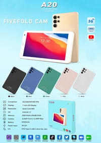 📱🔥 تابلت A20 | 256GB + 6GB RAM تريد تابلت عملي وخفيف وختصاص مدرسي وبسع...