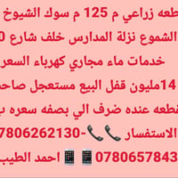 قطعة زراعية • ١٢٥م • سوق الشيوخ