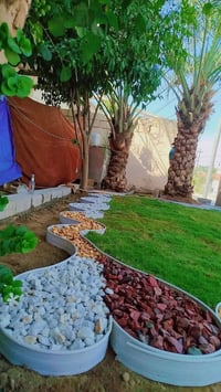 تصميم حدائق • تقليم أشجار • قص ثيل