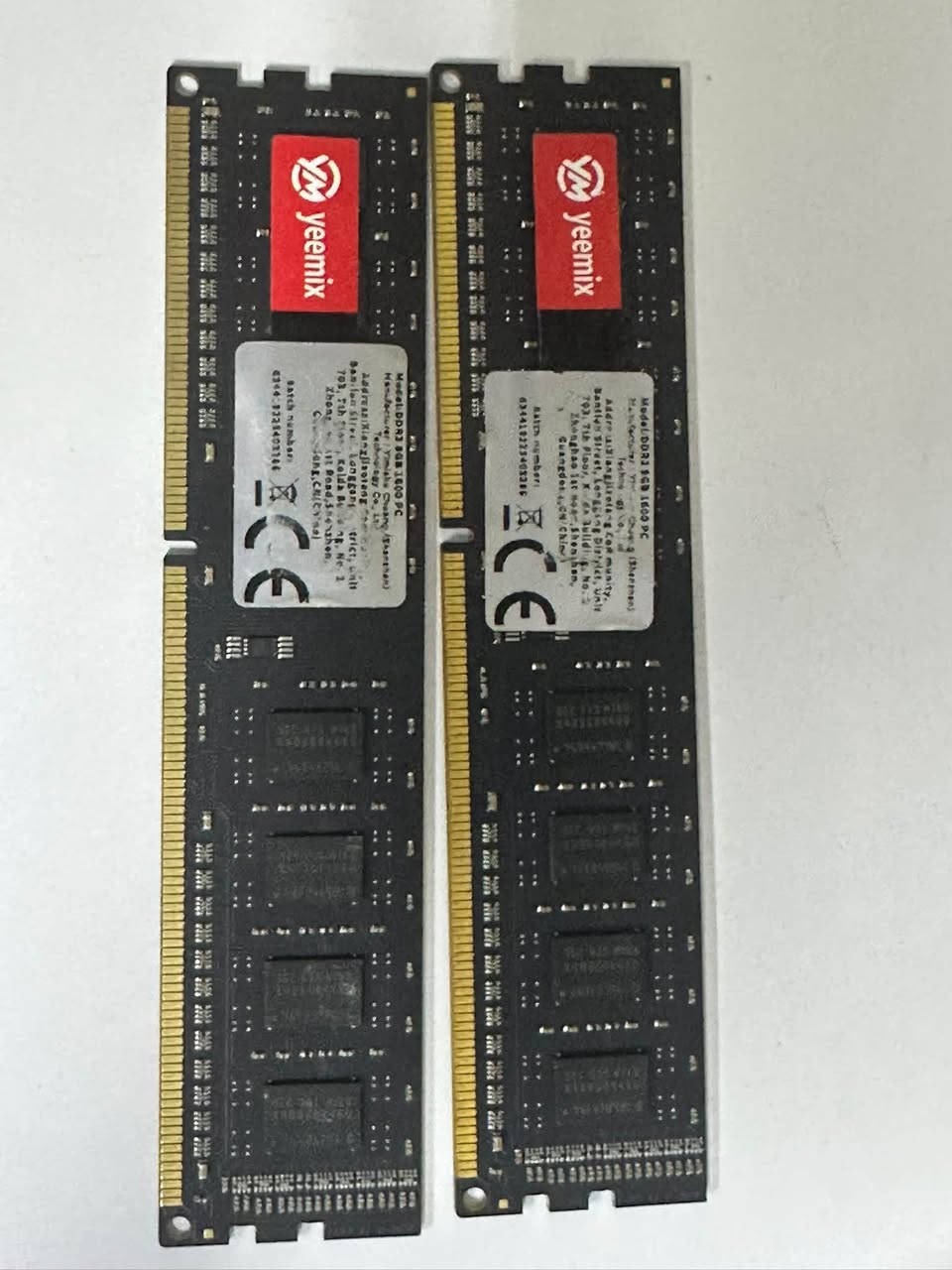 سلام عليكم عرض ع رامات ddr3 بسعر بلاش وكميه خير من الله
رامات 4x4 16G كت بسعر 15الف فقط للتجميعات
ومتوفر رامات 8x2 بسعر 35الف للتجميعات 
ومتوفر رامات لابتوب 4G بسعر 10الف
متوفر رامات لابتوب 8G بسعر 18الف 
للحجز والاستفسار واتساب او ع خاص ***********
عنوان موصل دواسة عماره القدس مكتب البغدادي للحاسبات
