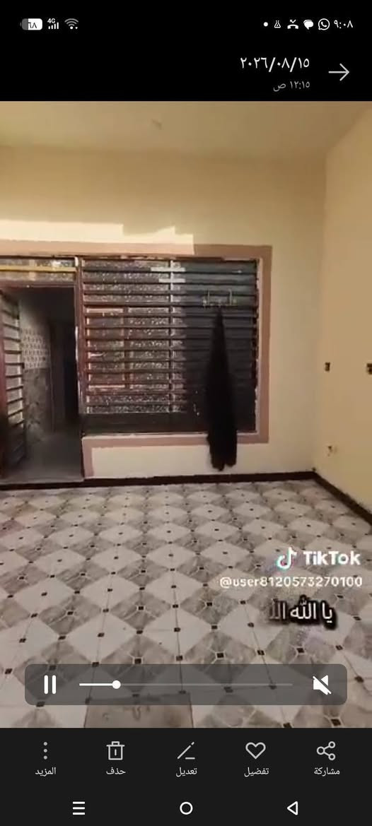 بيت للبيع الاحولي الأول قريب مدرسة النسور المساحه 200م ركن شارع 15 بناء جديد          ***********
