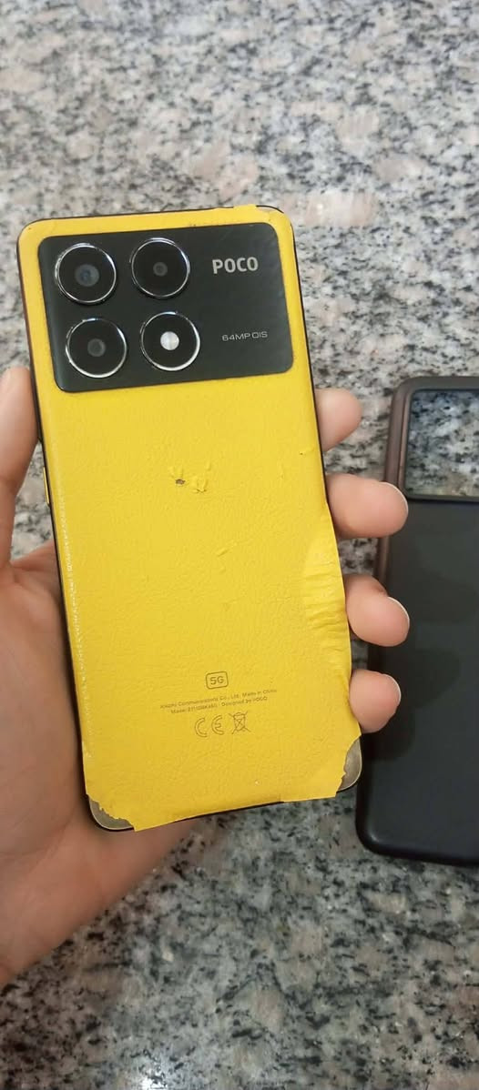 جهاز بوكو x6برو 5g ذاكره 512 رام12 تصلح مداخل ملحقاته كلهن موجودات شاحن اصلي ببجي 120 فريم ثابت معالج دايمن ستي 8030 سعر قفل 250 كربلاء توصيل ماكو رقم *********** فقط الجلد الضهر يتبدل 5 تالاف@

