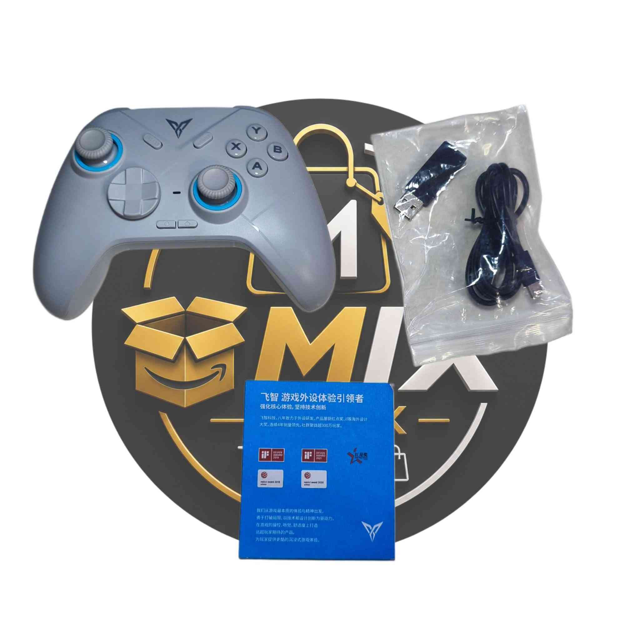 Flydigi Direwolf Gaming Controller 🎮
🖤 يد تحكم احترافية للألعاب 
إذا تحب الألعاب وتريد تحكم أفضل ودقة أعلى، هذا الكنترولر يوفر مجموعة من المميزات المناسبة للـ Gaming 🎮🔥 

✨ المواصفات والمميزات:
✅ Hall Effect Gaming Triggers — أزرار تشغيل بتقنية Hall Effect
✅ Hybrid D-Pad — أزرار اتجاهات هجينة
✅ 2 أزرار خلفية قابلة لإعادة البرمجة
✅ يدعم Bluetooth 📱
✅ يدعم الاتصال بواسطة USB Wireless Dongle
✅ يدعم الاستخدام السلكي
✅ متوافق مع Android و Windows
✅ تصميم مريح ومناسب لجلسات اللعب الطويلة
✅ مناسب للألعاب المختلفة 🎮
📦 يأتي داخل علبته 
السعر فقط  35.000 الف فقط 🔥

يوجد لدينا توصيل كافة محافظات العراق 🚗🇮🇶

📩 للطلب والاستفسار راسلونا على الخاص او على واتساب *********** 
#Flydigi #Direwolf #GamingController #كنترولر #يد_تحكم #العاب #Gaming #PCGaming #AndroidGaming #الكترونيات #عراق #اربيل #كركوك #اموزن
