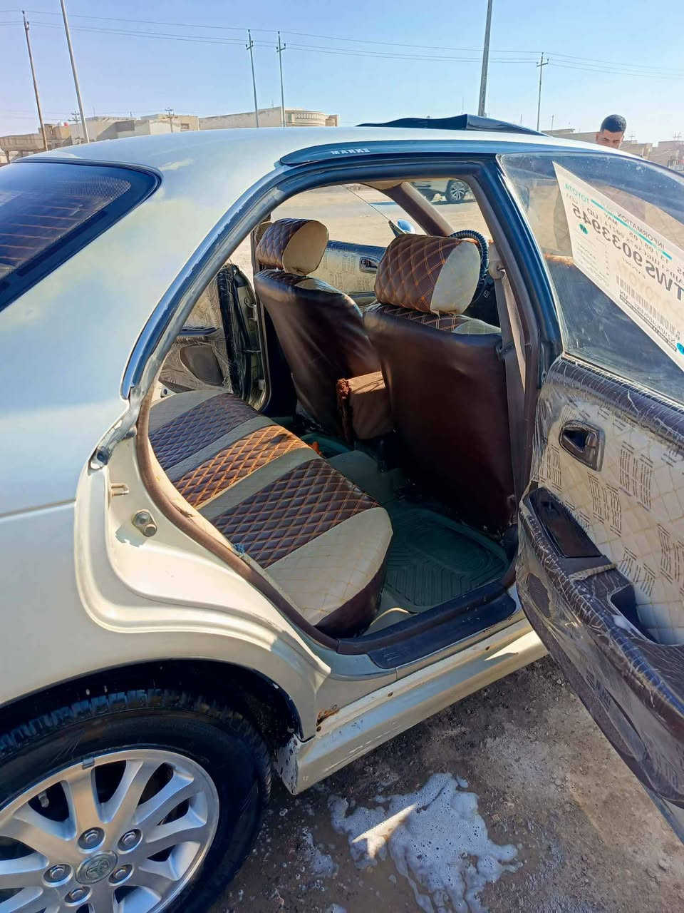 🚗 للبيع سيارة مارك – رقم كربلاء
🔹 مكفولة من الكص ونقل الجثة
🔹 كير ومكينة ونجي جدد
🔹 حدادة جديدة
🔹 دواخل جديدة
🔹 السيارة مال جناي
💰 السعر: ٥٥ ورقة، وبها مجال

📍 العنوان: واسط – قضاء الحي
📞 للاتصال: ***********
