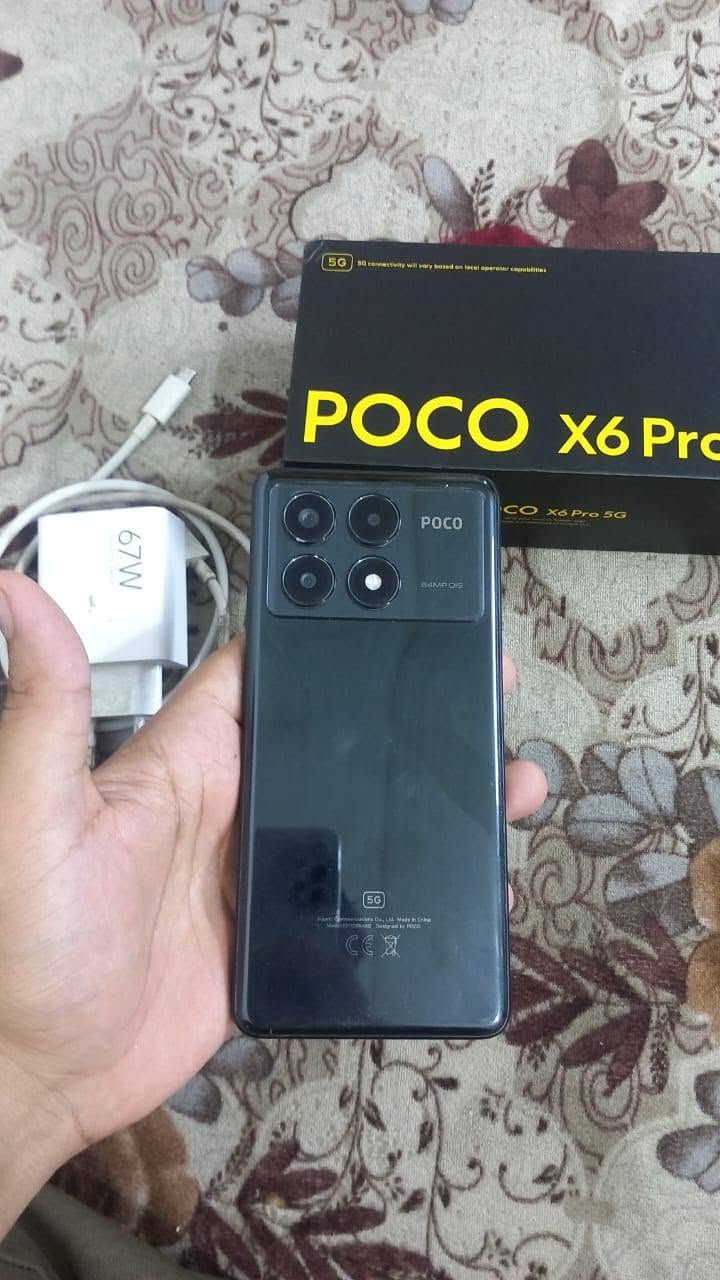 سلام عليكم POCO X6 Pro
ذاكره 512 عشوائيه 12 جهاز نضافته 95٪
جهاز نضيف 120 فريم ببجي وباقي الالعاب 144 فريم 
سعره 350 وبي مجال قليل مكاني جسر ديالى 
رقمي: ***********
