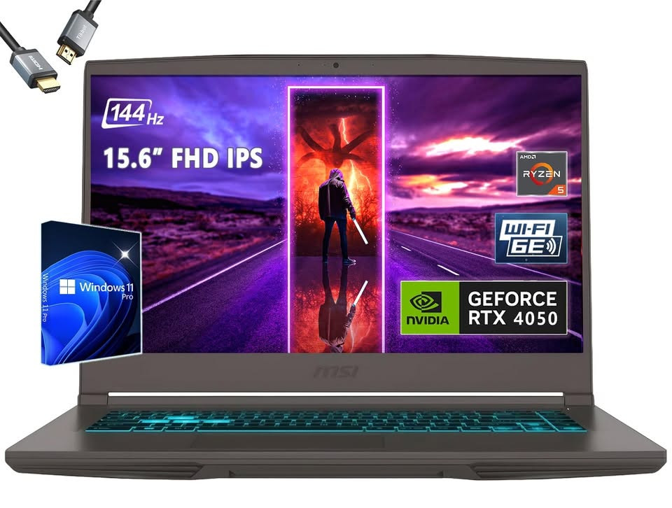 السلام عليكم لعشاق الألعاب، التصميم، والبرمجة. لابتوب MSI بمواصفات حديثة (الجيل 13)، تم استخدامه بعناية فائقة وبحالة الممتاز. البيع مع مجموعة ملحقات متكاملة لتجربة لعب فورية!
💻 المواصفات التقنية:
 المعالج (CPU): Intel Core i7-13620H (الجيل الثالث عشر) - أداء قوي للمهام الثقيلة.
 كرت الشاشة (GPU): NVIDIA GeForce RTX 4050.
 الذاكرة العشوائية (RAM): 16GB.
 التخزين (SSD): 512GB NVMe SSD (سرعة فائقة في التشغيل وتحميل الألعاب).
 الشاشة: 15.6 بوصة FHD IPS بتردد 144Hz.
 نظام التشغيل: Windows 11 Pro الأصلي.
🎁 الملحقات المشمولة مع البيع (باكيج كامل):
1. 🎧 سماعة رأس: ONIKUMA X33 (إضاءة RGB وصوت محيطي).
2. ⌨️ كيبورد ميكانيكي: iMICE GK-100 (سلكي Type-C مع إضاءة RGB).
3. 🖱️ ماوس جيمنج: ONIKUMA CW917 (لاسلكي وسلكي).
4. 🎮 يد تحكم: GameSir Kaleid احترافية.
5. ❄️ قاعدة تبريد: CROWN Micro (تحتوي على 5 مراوح مع إضاءة LED).
6. 🛡️ ماوس باد: Tiger Mouse Pro بحجم ممتاز.
7. 🔌 كبل HDMI.
✅ حالة الجهاز: بحالة الوكالة، وكل الملحقات شغالة 100%. مستمعل بسيط

السعر مليون و250قفل
1،250000
للتواصل واتساب فقط
***********
