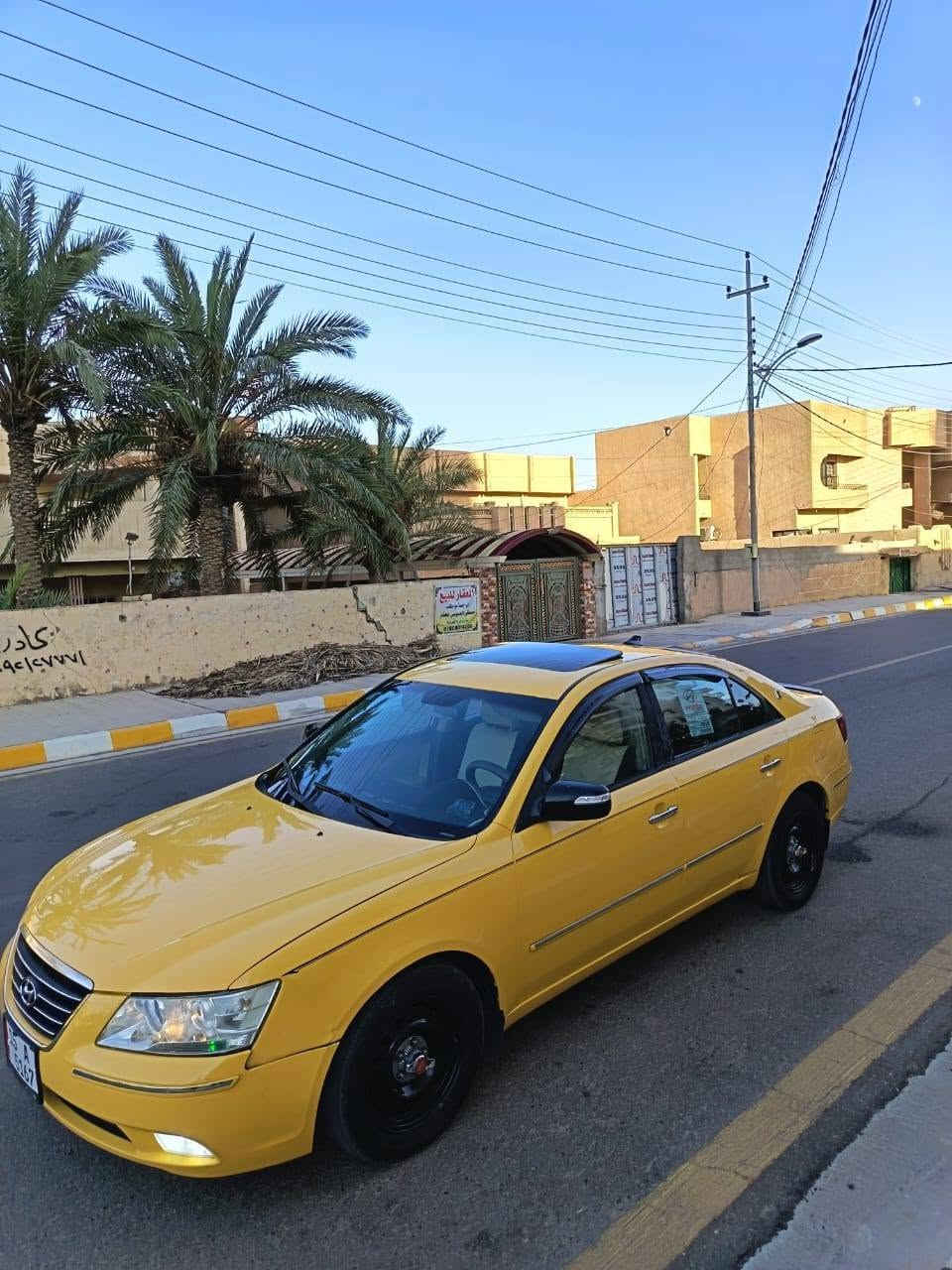 سوناته 2009 خليجي رقم  انكليزي هزه سنويه جديده
كفاله شواصي لغد حوض تكم قماره... بيها طخه بسيطه حك شبر جاملغ خلفي... صبغه جديده

مكينه 2400 دوش المرغوب مبدله حاويه جديده
كير ومكينه مكفولات
مواصفات فول.. فتحه سلايت.. تحكم ستيرن جهتين كروز سرعه.. يدات نيكل بلادي.. قفل مركزي

تبريدها شغال ثلج...صدرها جديد الأمامي والخلفي
جواها تخم تاير جديد
السياره حيل نظيفه وجاهزه كل نقص مابيها بالعافيه عل ياخذها

السعر 95  وبيها مجال للشراي
مكان السياره فلوجه حي العسكري قرب سيطره الموظفين
*********** واتساب

***********
