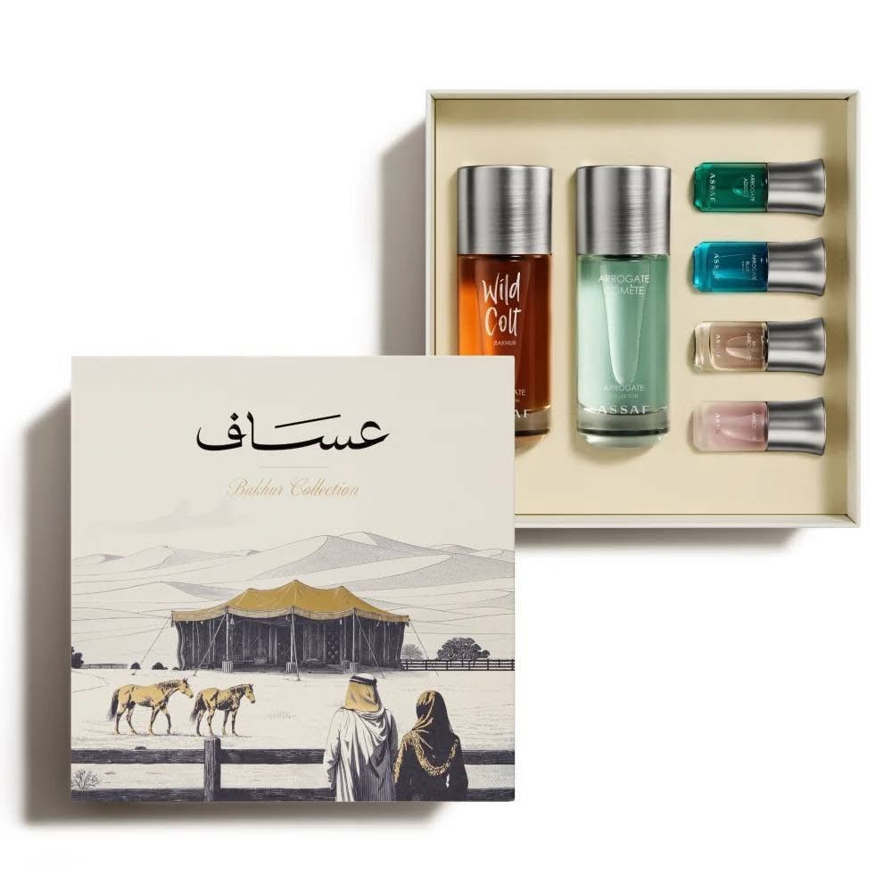 الفخامة ما تحتاج تعريف… يكفي أن تُفتح العلبة. 🖤
عساف | Bakhour Collection👑
بوكس واحد… لكن الإحساس بمستوى آخر.
تفاصيل راقية، روائح مختارة بعناية، وحضور يترك أثره من أول رشة.
مو بكج عادي حتى يكون مجرد هدية…
هذا البكج ينهدى حتى ينذكر. ✨
للمرأة اللي تعرف قيمة الذوق…
وللرجل اللي يعرف شلون يختار هديته.
🎁 عساف — فخامة تُرى قبل أن تُشم.
📩 اطلبه الآن وخلي هديتك تحچي عن ذوقك.
توصيل سريع لكافة المحافظات 🚛                                                       ***********
