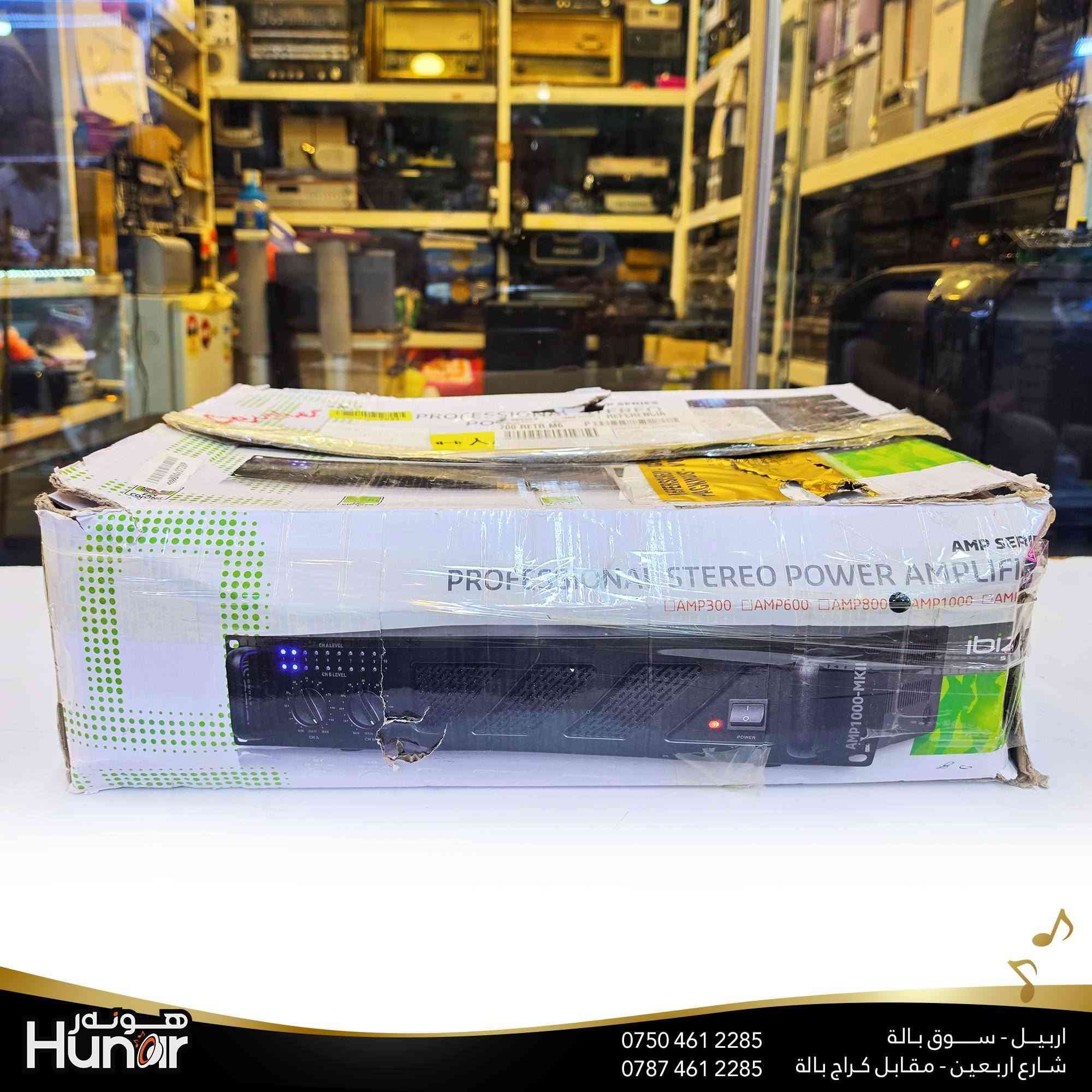 ibiza  Sound
PROFFISIONAL STERIO POWER AMPLIFIER
( کوردی • عربي )

🟢توصيل موجود الي جميع المحافضات
🟡گەياندن هەیە بۆ هەموو شوێنێک

🟠مــعـرض هــونـەر
🔸للـصوتــیات(امبلیفایر• سماعة• رادیو• انتیك• مایكروفون)
🔸عــنـوان• اربیل سوق بالة • شارع اربعین
🔸مـوبایـل• ***********
                   ***********

🔵پـێـشانـگای هــونـەر
🔹بۆ ئامێری دەنگی و کارەبایی(ئیمپلیفایر• سەماعە• ڕادیۆ• مایکرۆفۆن)
🔹ناونیـشان• هەولیر • بازاری لەنگەی ٤۰م
🔹مـــۆبـایـل• 
***********
***********

•••••••••••••••••••••••••••••••••••••••••••••••••••
#iraq #kurdistan #duhok #zaxo #hawler #karbala #slemani #erbil #baghdad #kurd #kurdish #akre  #karkuk #kuwait #najaf
#amplifier #audio #subwoofer #sound #music #audiophile #bass #stereo #amplifiers #speaker #soundsystem #speakers
#اربيل #العراق #بغداد
