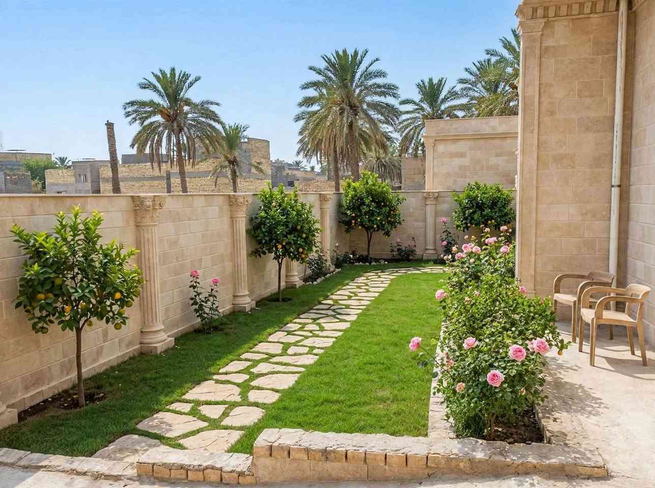 يا الله سلام عليكم يتوفر دار سكن للبيع مساحة 270متر ملك صرف زراعي حق التصرف موقع مميز قرب أثار بابل بناء حديث ديكورات مغربيه حديقه جانبيه بيت متعوب عليه سعر 170مليون الي يحب يتواصل مسنجر حلة, بابل
