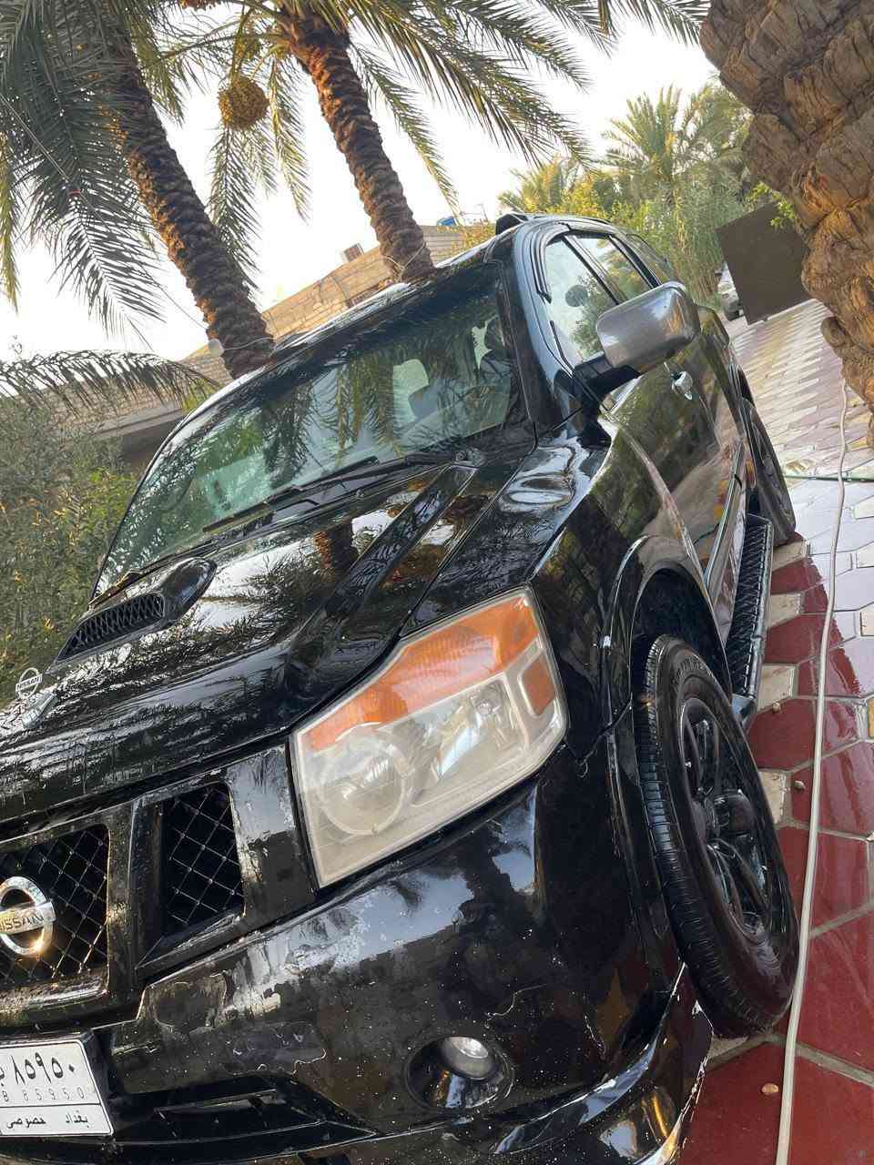 السلام عليكم
نيسان ارمادا موديل 2008

سيارة جديدة بيها نواقص قليلة 
صبغ حزام جمالية 
التبريد فقط الصوندة طاكة مالتة 
كير مكينة جديد
حدايدة جديدة
تايرات نضيفة
ترايها ناعم 
سيارة حلوة وخير من الله 
للبيع  السعر 95 وبيها مجال قليل
للتواصل ***********
واسط العزيزيه
