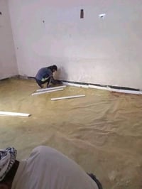 صب رباط • صب داخل البيت • تسليط سطح