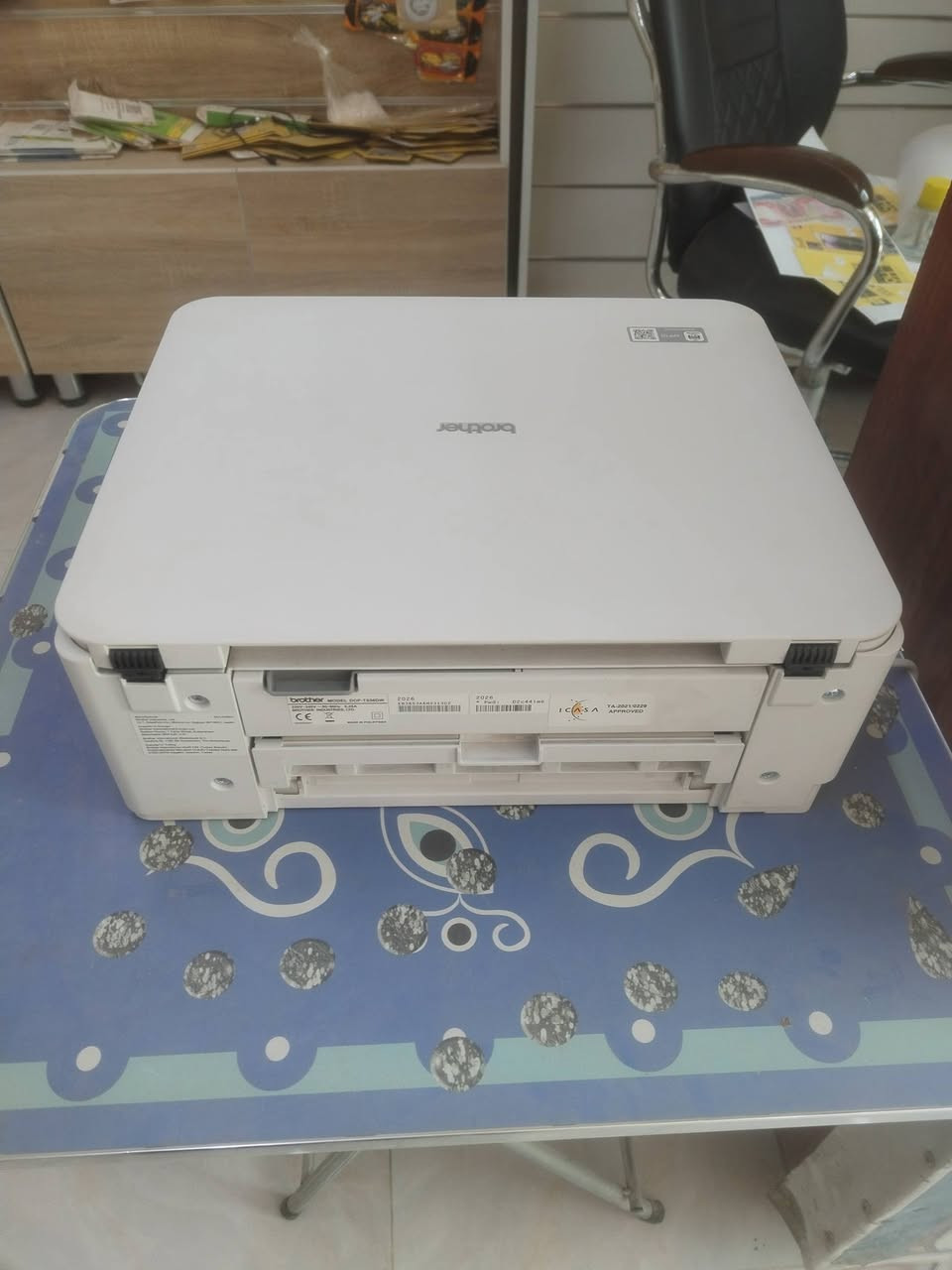السلام عليكم طابعه برذر T536DW للبيع صار شهر من جبتها  تدعم الإسكنر ول استنساخ وطباعه الصور بلورق الامع  سبب البيع مامحتاجاها كامله اي مشكله مابيها تفحص وتاخذها يجي وياها 3 بندات ورق وسيتين حبر سيت بيها وسيت اظافي أو. سيتين ورق جوجو للمهتم خاص او علا الرقم ***********
