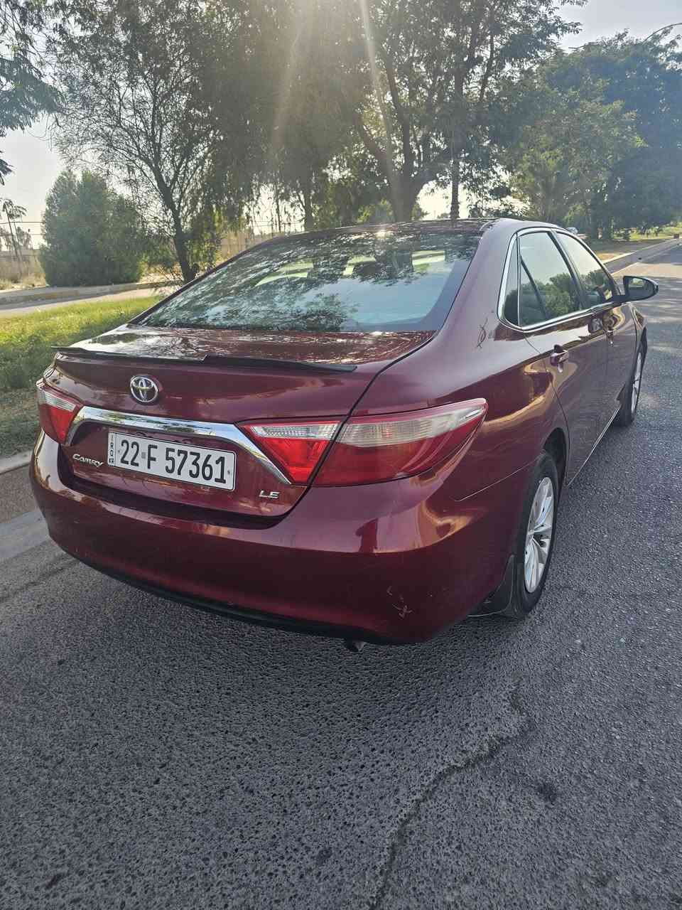 مساء الخير احبتي 
كامري 2017 امريكي دواخل خليجي كير محرك تبريد كله تمام صبغ اربع قطع سيارة حيل جاهزة باسم ولد يمي تحويل مباشر السعر 135 مع المجال الاستفسار الاتصال على الرقم *********** العنوان صلاح الدين قضاء بلد قرب المرقد اسف للاطلالة
