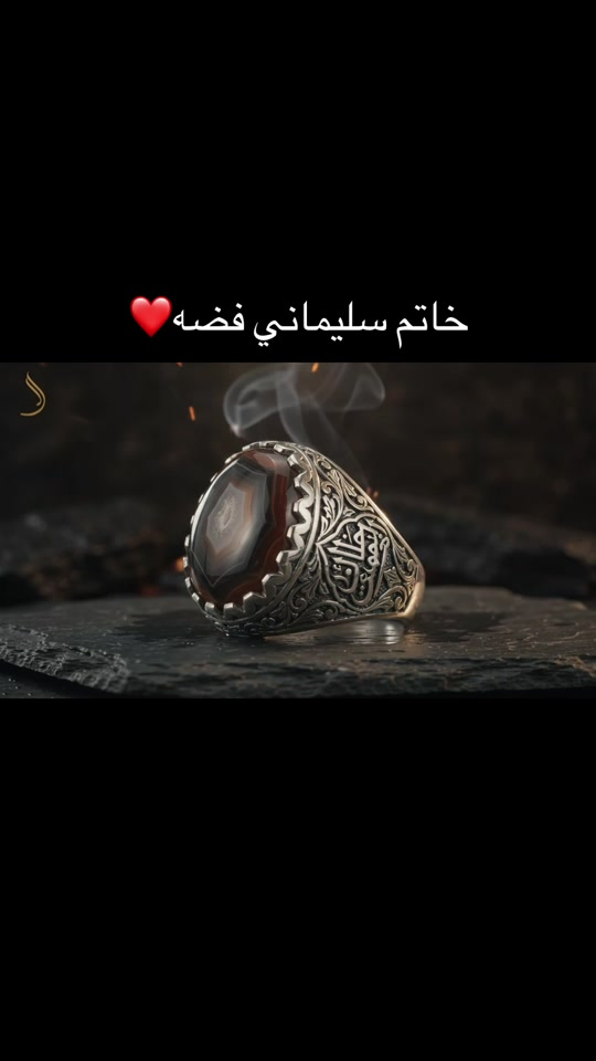 خاتم سليماني • فضة • مزاد