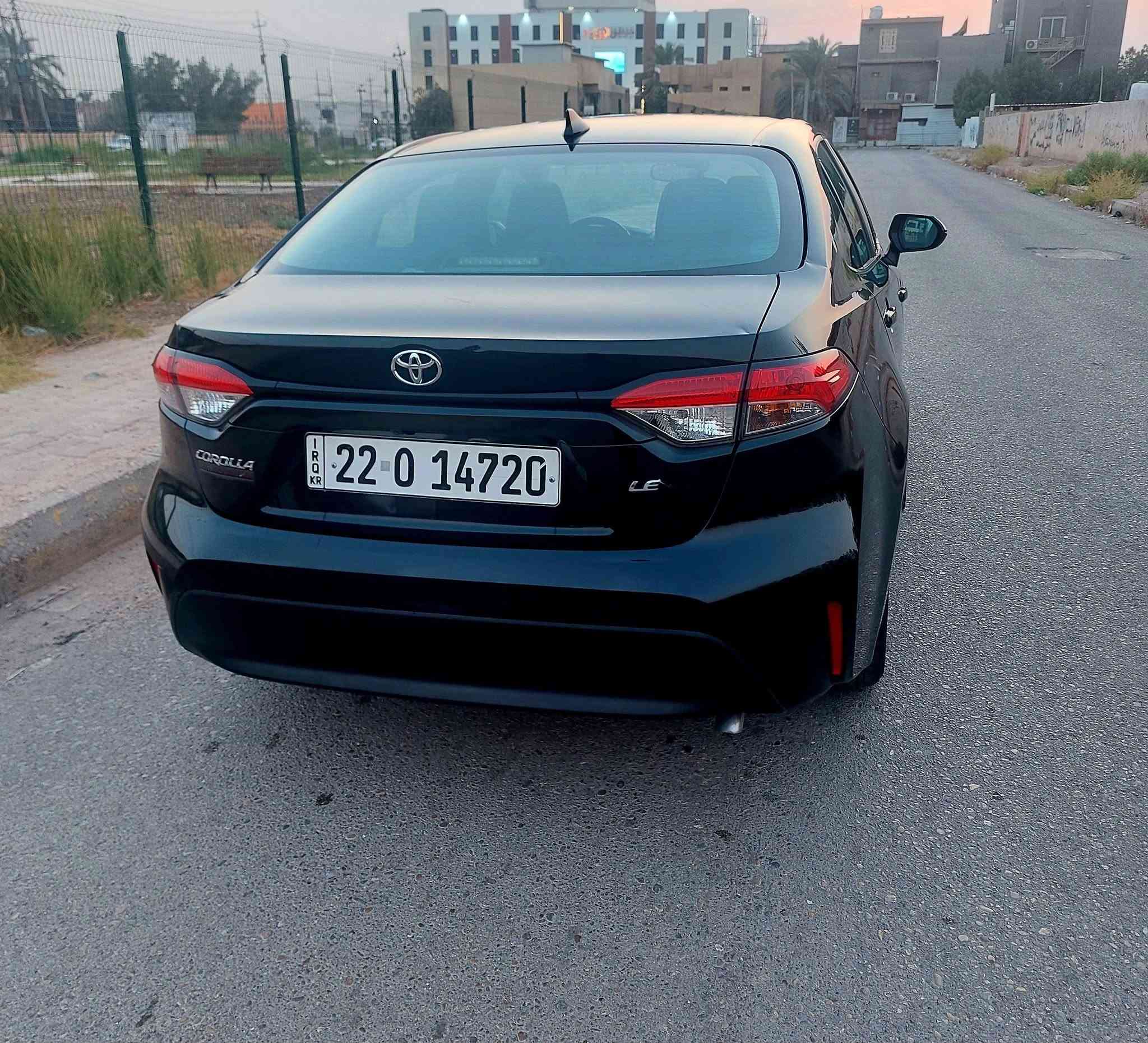 السلام عليكم للبيع كورلا 2024 وارد امريكي بانزين فقط  مواصفات LE شاشة كامرة رادار امامي سايد بريك بصمة لايت زنون بلادي  مرقم أربيل بدون ايرباك بدون داخل لا لغد ولاشاصي مكفول حادثها تبديل جاملغ فقط وتصليح البنيد تبريد بلادي ماشية سعرها 150للاستفسار الاتصال على ***********
