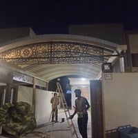 تم بعون الله عمل سقيفه في مجمع نجمه بغداد ونشكر كادر مكتب الصادق اللسق...