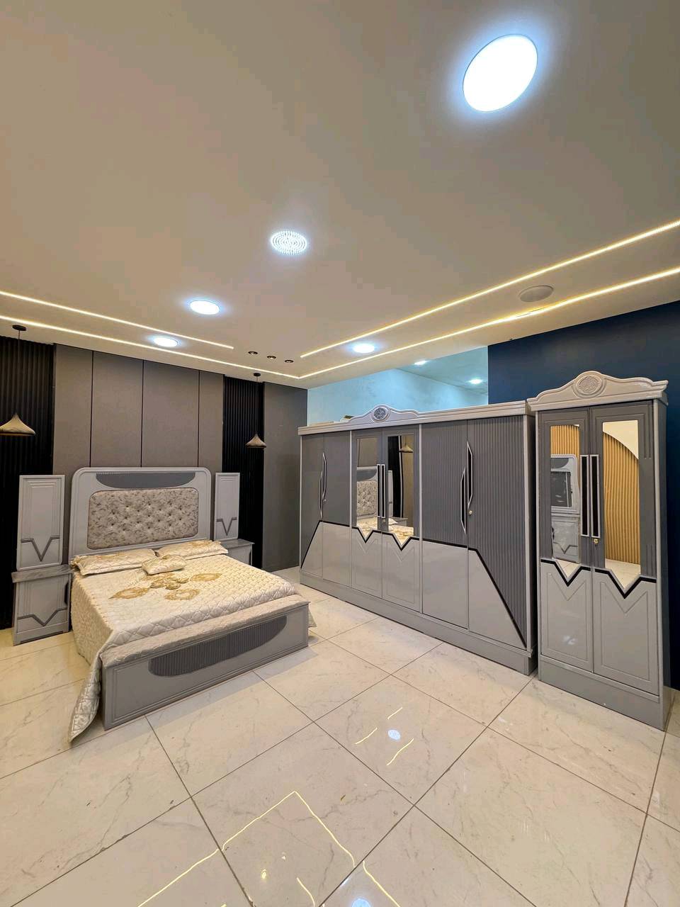 غرف نوم صاج • تصميم تركي • توصيل بغداد