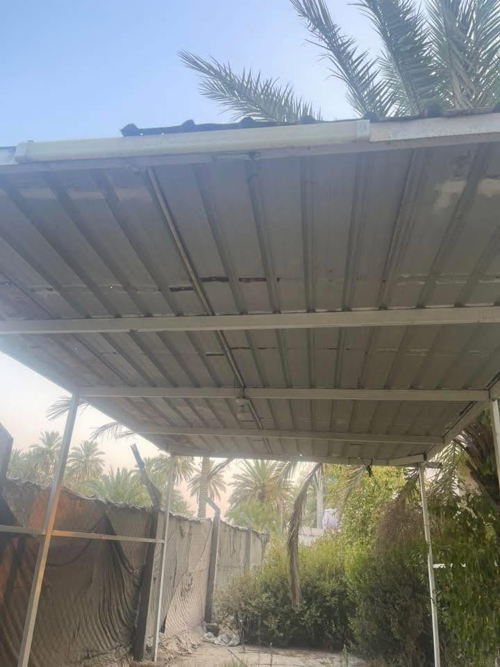 للبيع سقيفه جينكو بحاله ممتازه طول 6متر وعرض 3ونص متر وارتفاع 3متر  وسقيفه ثانيه ايضا بشكل ممتار طول 3عرض 2
مع تانكيات ماء عدد 3ابو ا2000دجه اولى 
للاستفسار اتصال على الرقم ***********مكان بابل محاويل ناحية الامام
