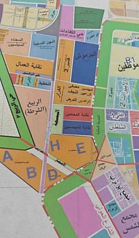 قطعة أرض مساحة 200متر بل الربيع الأول رقم العقار 147266 مفتوحه على شار...