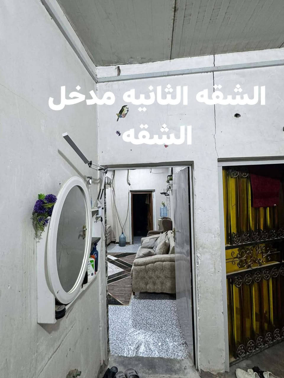 سلام وعليكم بيت طابو للبيع
تفاصيل :يحتوي البيت على شقق ثنين كل شقه غرفتين ومطبخ وصحيات جاهزات للسكن الشقه الاوله بيها ديوان خارجي الثانيه مابيها البيت كلش نضيف وحلو

العنوان: الزبير دور الدواجن يم جامع المصطفى

السعر: 145 وبي مجال قليل

الاستفسار الاتصال او مراسله الرقم ***********
