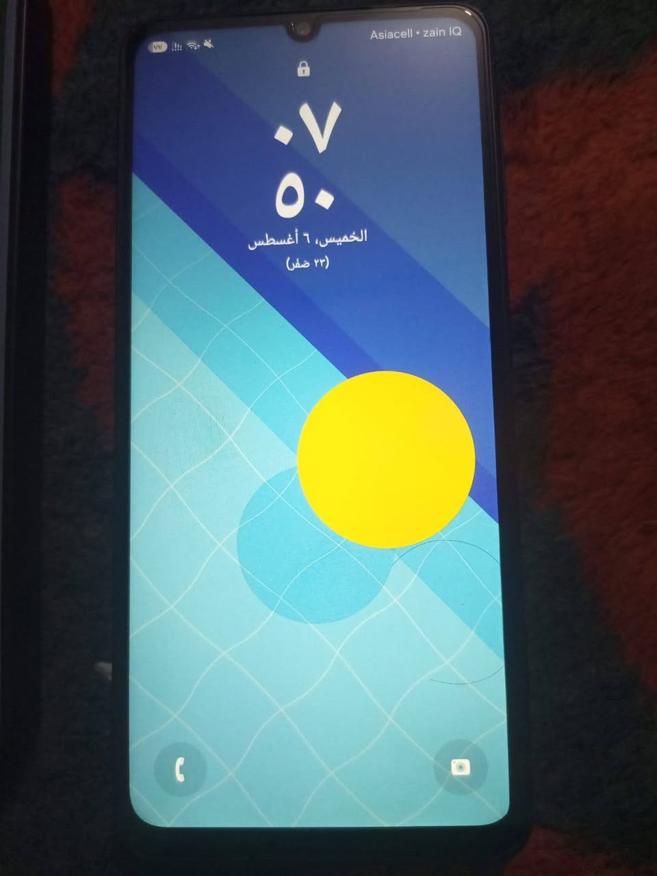 اA07 جهاز للبيع سعر ١٨٠ جهاز جديد استخدام اقل شهر ذاكره ١٢٨ كامل ملحقات *********** وتساب بيع مستعجل
