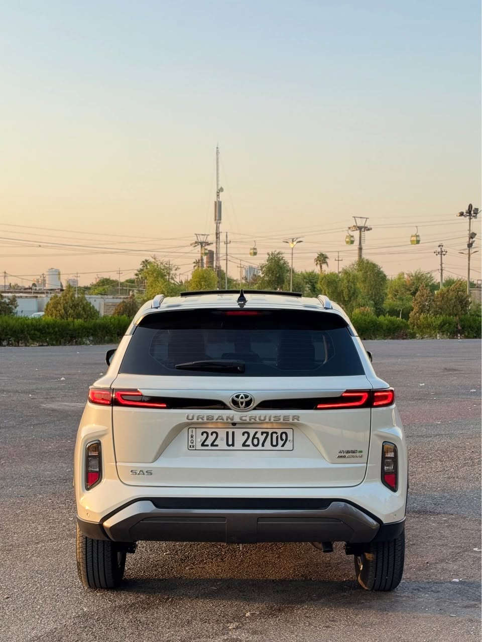 ✨بسم الله الرحمن الرحيم✨   

URBAN CRUISER         2026       تۆیۆتا ئوربان مۆدیل 

سفری شەریکەی ساز  SAS 
تەنها ١ هەزار کم رويشتوة
 مواسفات -بةسمة -بريك بةسمة-پينج كاميرة -داتاشؤ-حةساس-پانوراما سةقف رةش -وايرليس-تعديل سورعة
سةيارةكة بي سبوخ بي تعديلة 
بةناوي خومة تعويل بةشةرت
شوێن: هةولير
ژم:*********** أربيل, العراق
