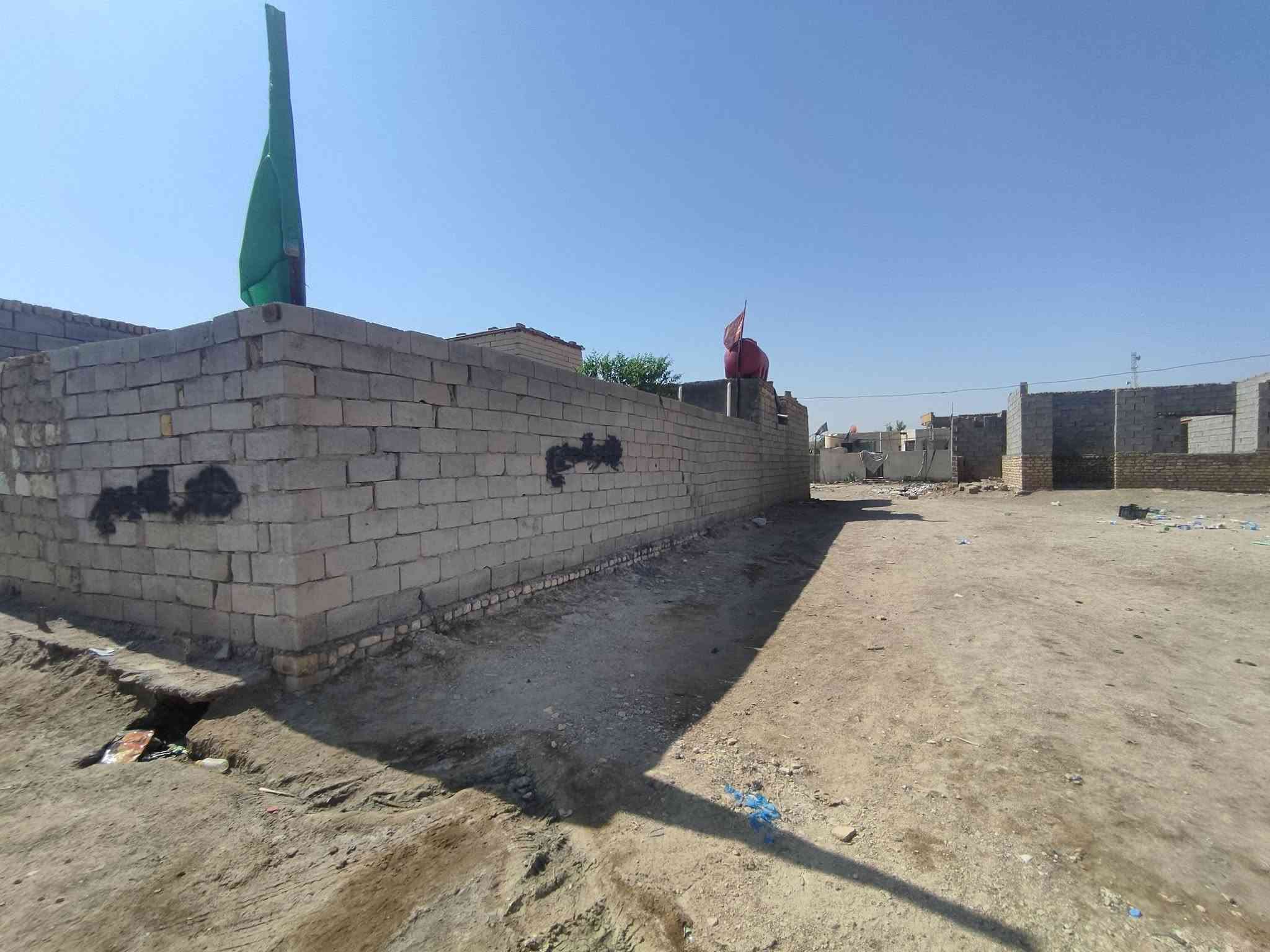 سلام عليكم بيت البيع زراعي 200متر بل ناصريه يم سيد خضير بيت كامل ماي كهرباء سعر 25بي مجال شراي يخابر*********** بي قرف العدد 2 حمامات داخليه +مطبخ+دوانيه
