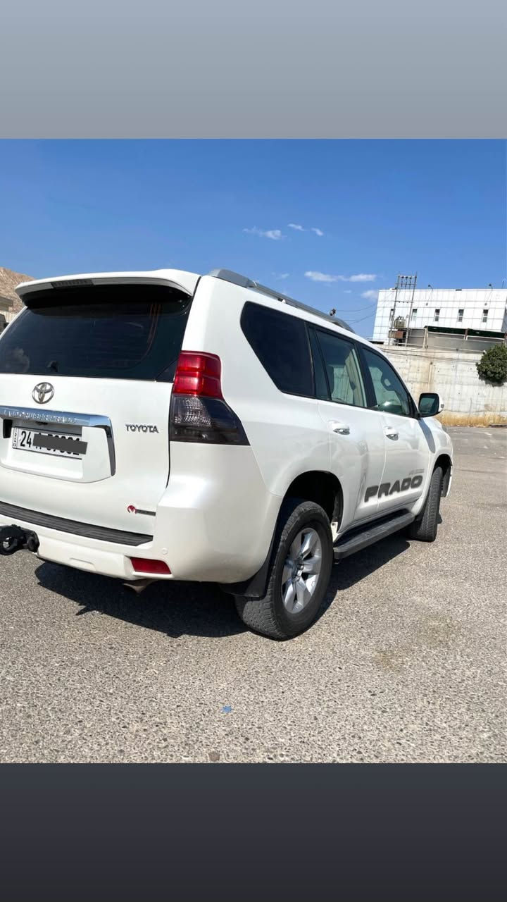 پرادو ٢٠١٠ 
موصفات txl معروفه 
كير محرك كهربايات ب شرط 
مكينه ٤ سلندر ٢٧٠٠ 
سياره بدون حوادث نهايه 
٢ قطع صبغ بس بخ بدون معجون 
سياره جديده بدون مصرف 
رقم و سنوي جديد 
تحويل شرط 
*********** دهوك, العراق
